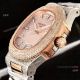 Luxury Patek Philippe Nautilus Full Diamond Automatic Watches Rose Gold Case (4)_th.jpg